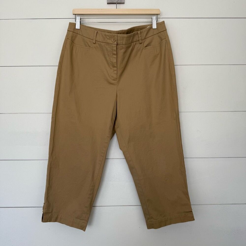 Talbots Women’s 14 Khaki Ankle Skimmer Pants